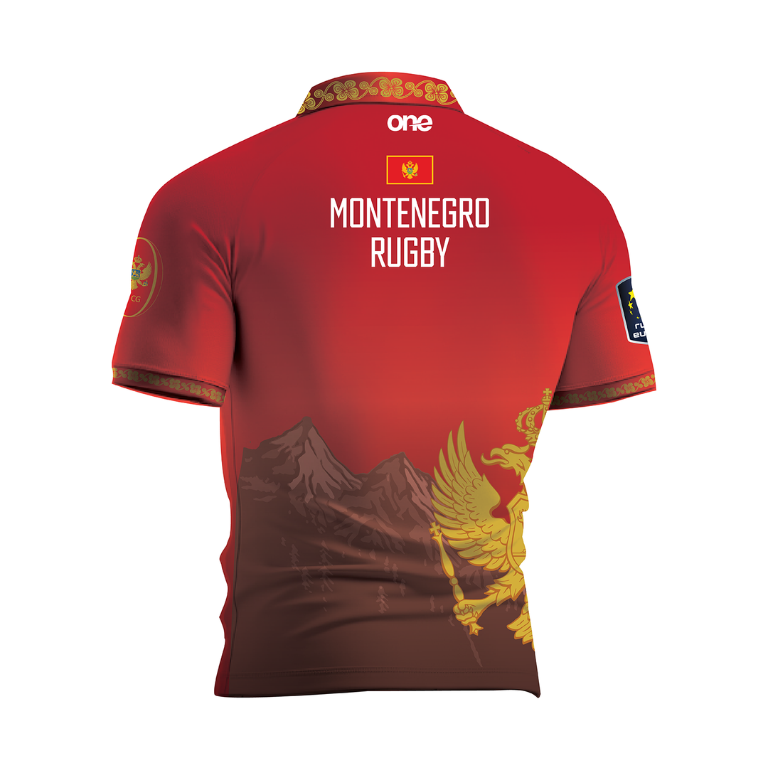 Montenegro Rugby Red Performance Jersey