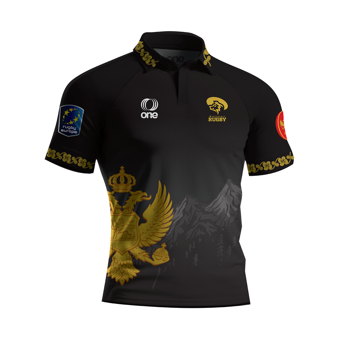 Montenegro Rugby Black Performance Jersey