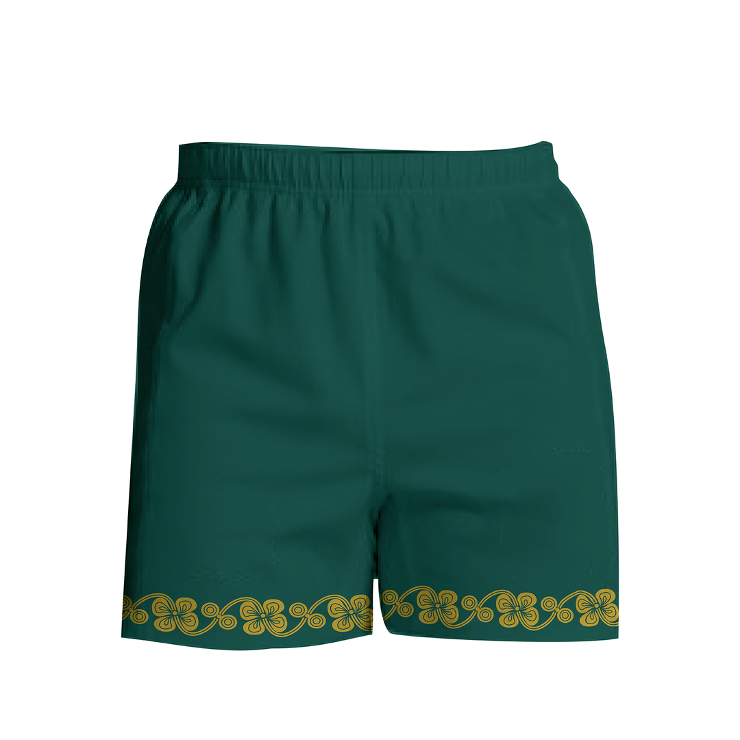 Montenegro Rugby Green Performance Shorts