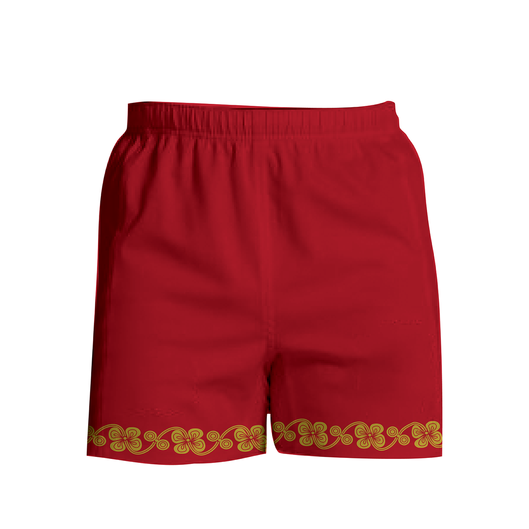 Montenegro Rugby Red Performance Shorts