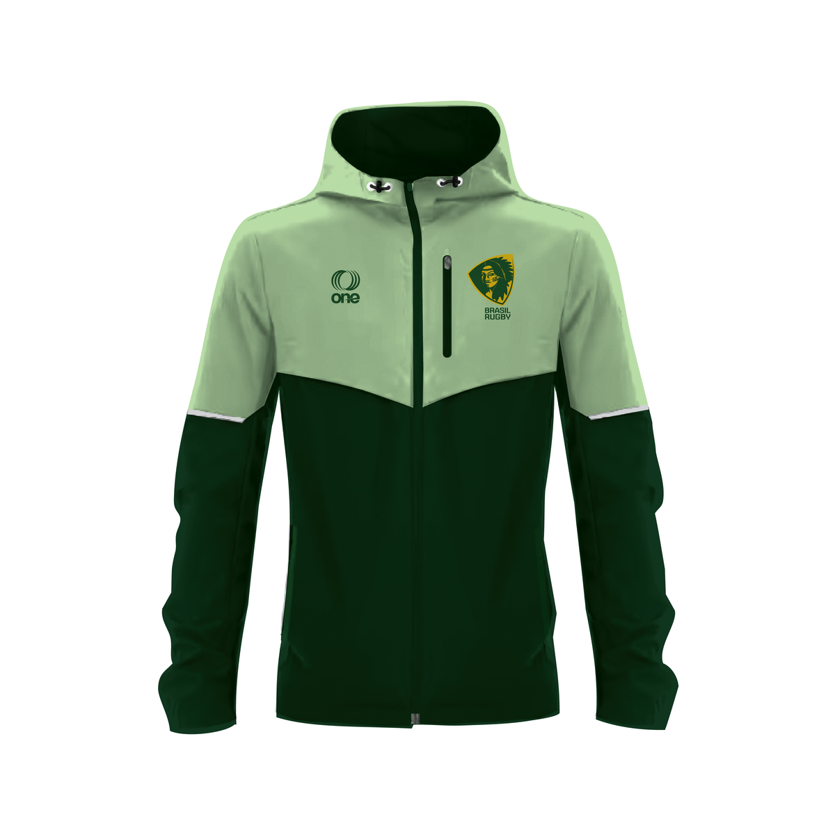 RWC'25 Brazil Rugby Women Performance Rain Jacket – One All Sports