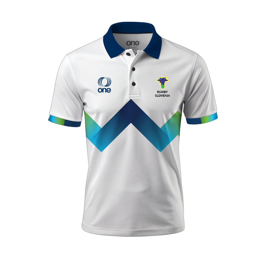 Slovenia Rugby White Polo