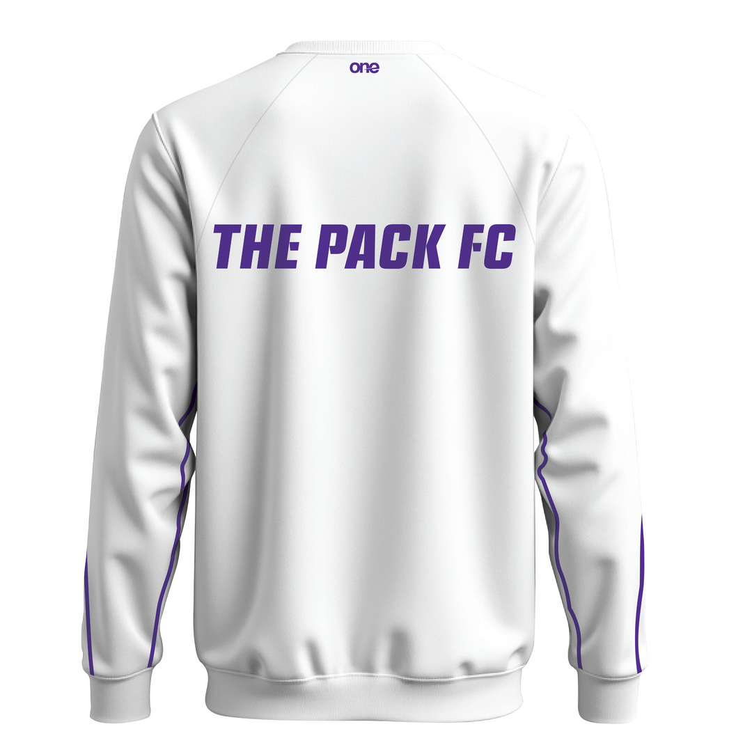 THE PACK FC Crewneck Sweatshirt (White)