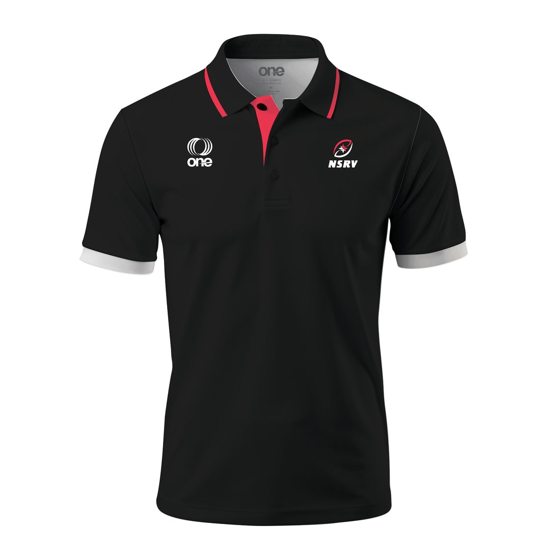 NRSV Academy Rugby Black Polo