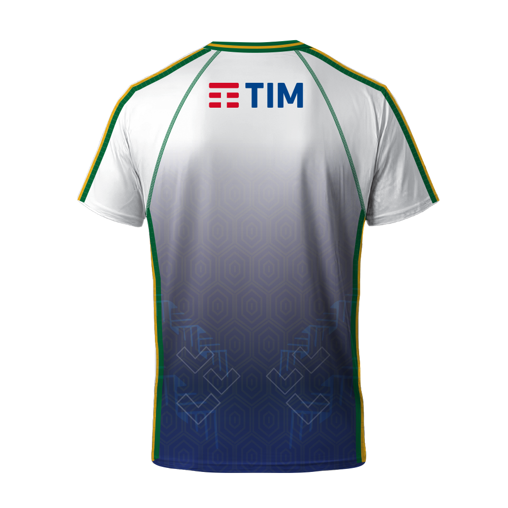 Youth Brazil Rugby Away Performance Jersey with Concept Prints