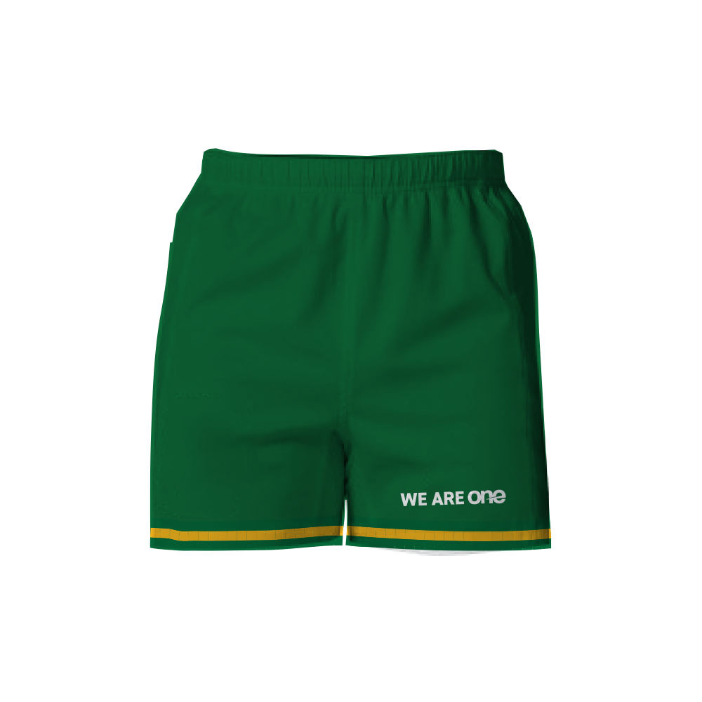 Brazil Rugby Women Home Performance Short with Elastic Waistband