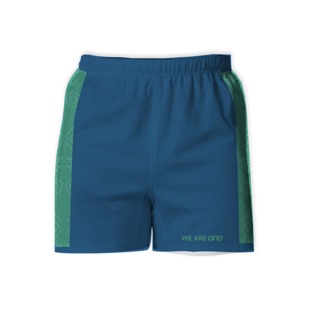 Brazil Rugby Performance Training Shorts with Concept Prints
