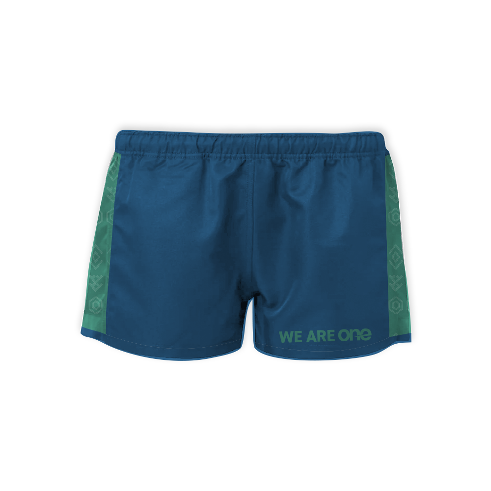 Brazil Rugby Women Performance Training Shorts with Concept Prints