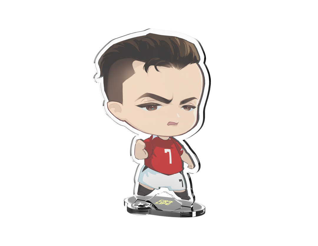 CR7®LIFE Acrylic Desk Decor Standing Red