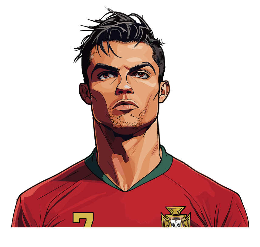 CR7®LIFE Sticker Realistic Portrait Set A