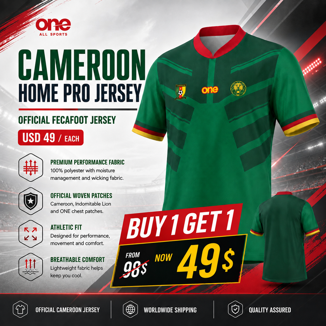 Cameroon Green Pro Jersey Buy 1 Get 1