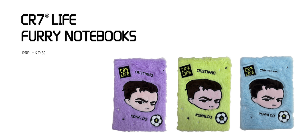 CR7 LIFE FURRY NOTEBOOKS