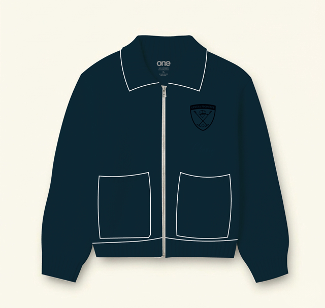 Geneva Polo club Life style navy knitted zip