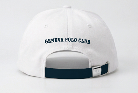 Geneva Polo club Life style White cap with logo