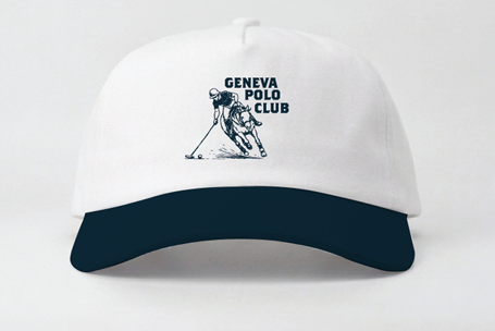 Geneva Polo club Life style White cap with logo