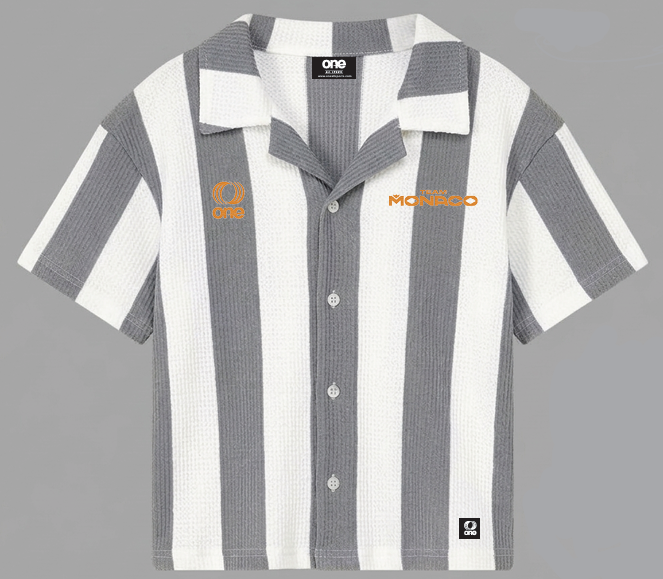Linen Shirt with unique embroidery chain detail, champions shirt