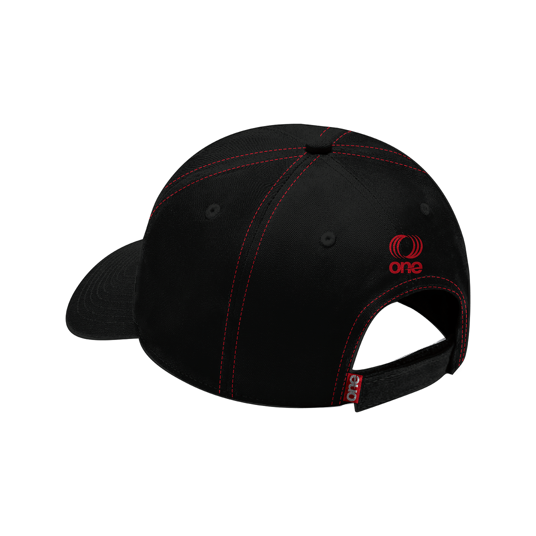Montenegro Rugby Cap with Embroidered Logos, Adjustable Fit and Concept Prints
