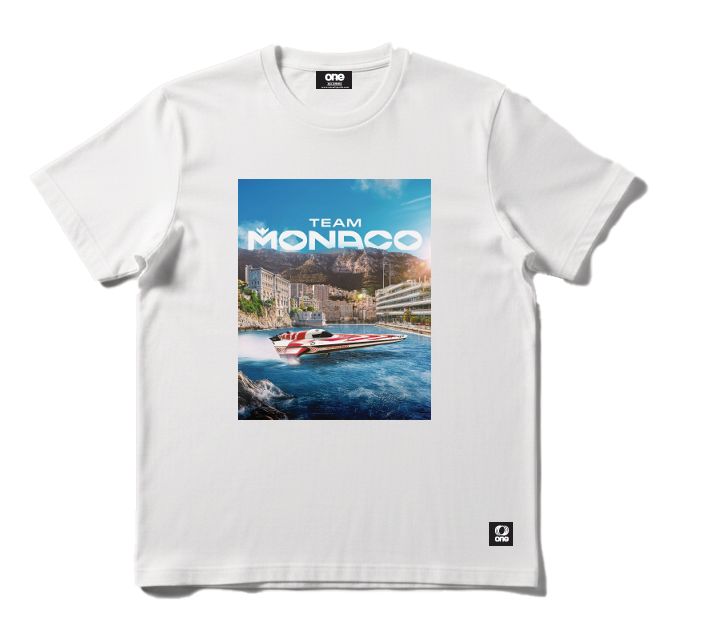 T-shirt with transfer print the Monaco weekend style