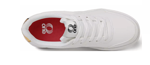 Shoes with unique gold ONE