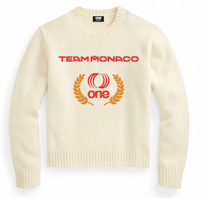Knitted Fashion swater with engineered logos