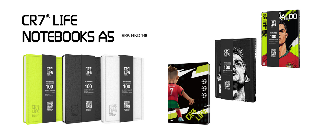 CR7 LIFE NOTEBOOKS A5