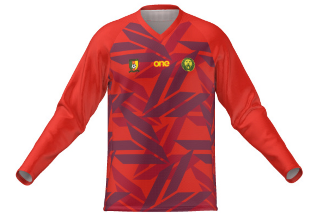 OFFICIAL CAMEROON FECAFOOT MEN LONG SLEEVE JERSEY