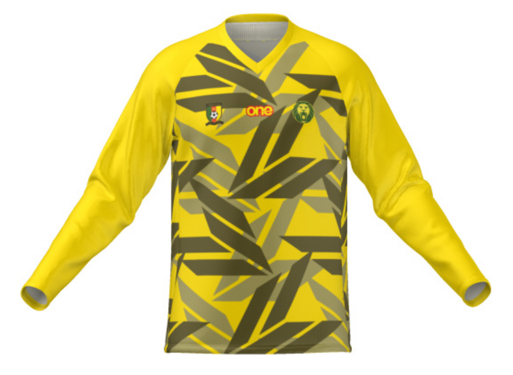 OFFICIAL CAMEROON FECAFOOT MEN LONG SLEEVE JERSEY