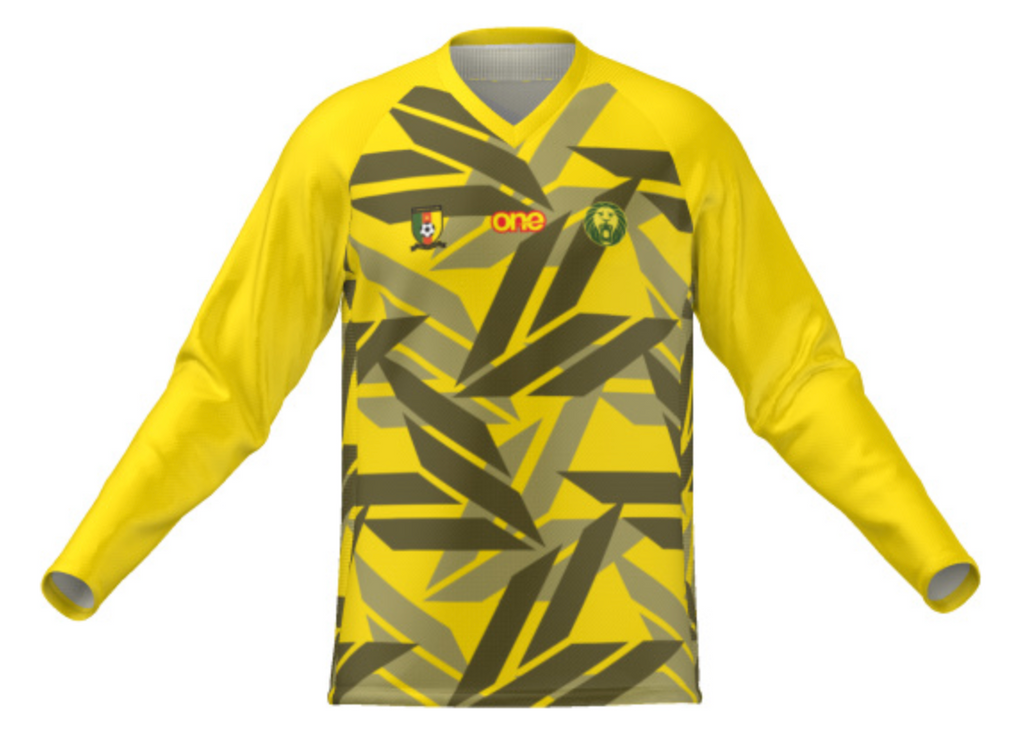 OFFICIAL CAMEROON FECAFOOT MEN LONG SLEEVE JERSEY One All Sports