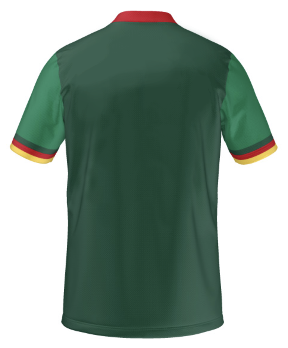 Customizable Official Cameroon FECAFOOT Green Home Replica Jersey