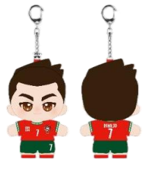 CR7  LIFE  MINI PLUSH KEYCHAIN