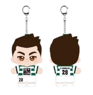 CR7  LIFE  MINI PLUSH KEYCHAIN
