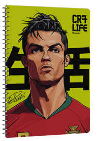 CR7  LIFE  NOTEBOOKS  A4 / A5