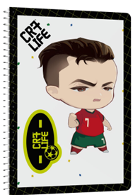 CR7  LIFE  NOTEBOOKS  A4 / A5