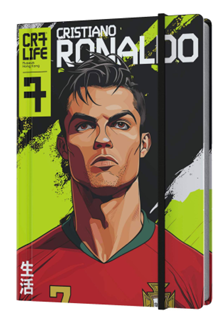 CR7 LIFE Notebooks A5 – With Rubber Bands