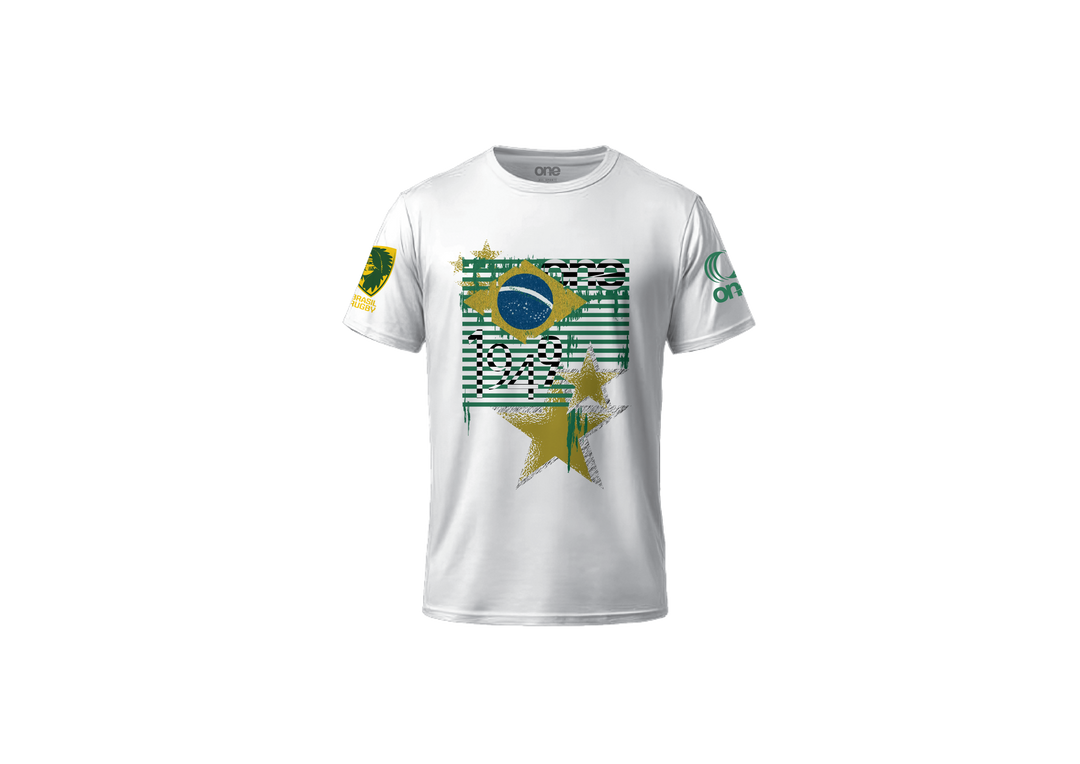 RWC'25 Brazil Rugby Unisex Heritage Cotton Tee