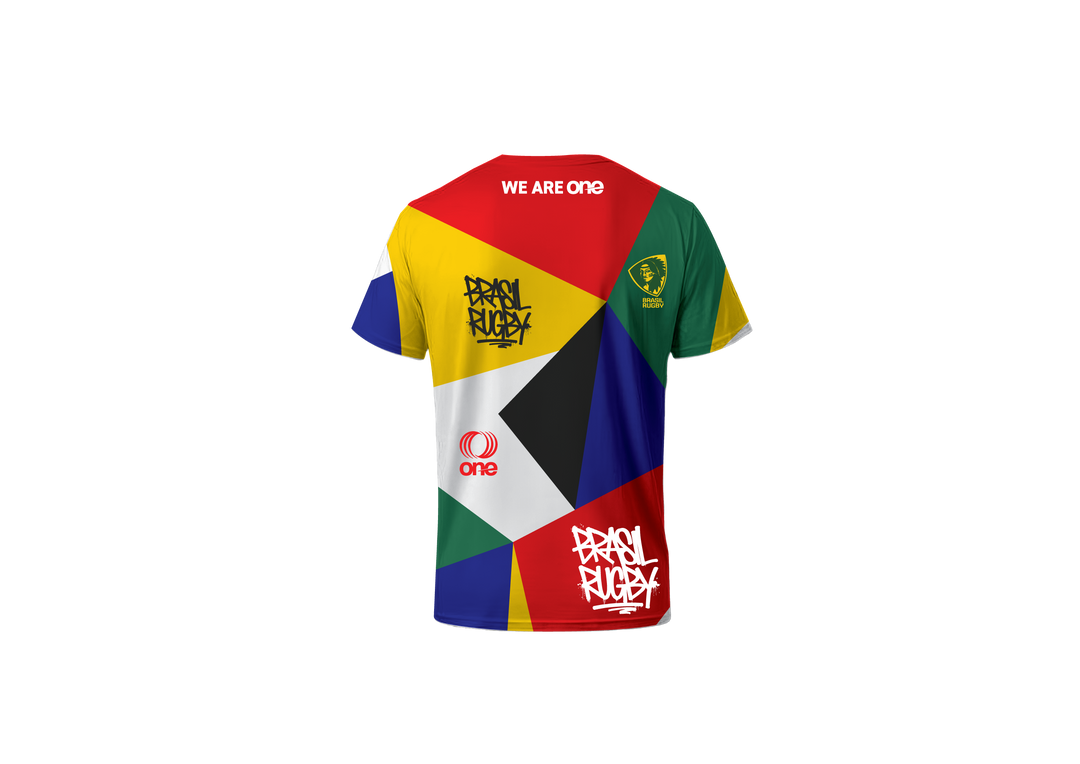 RWC'25 Brazil Rugby Unisex Lifestyle Polyester Tee