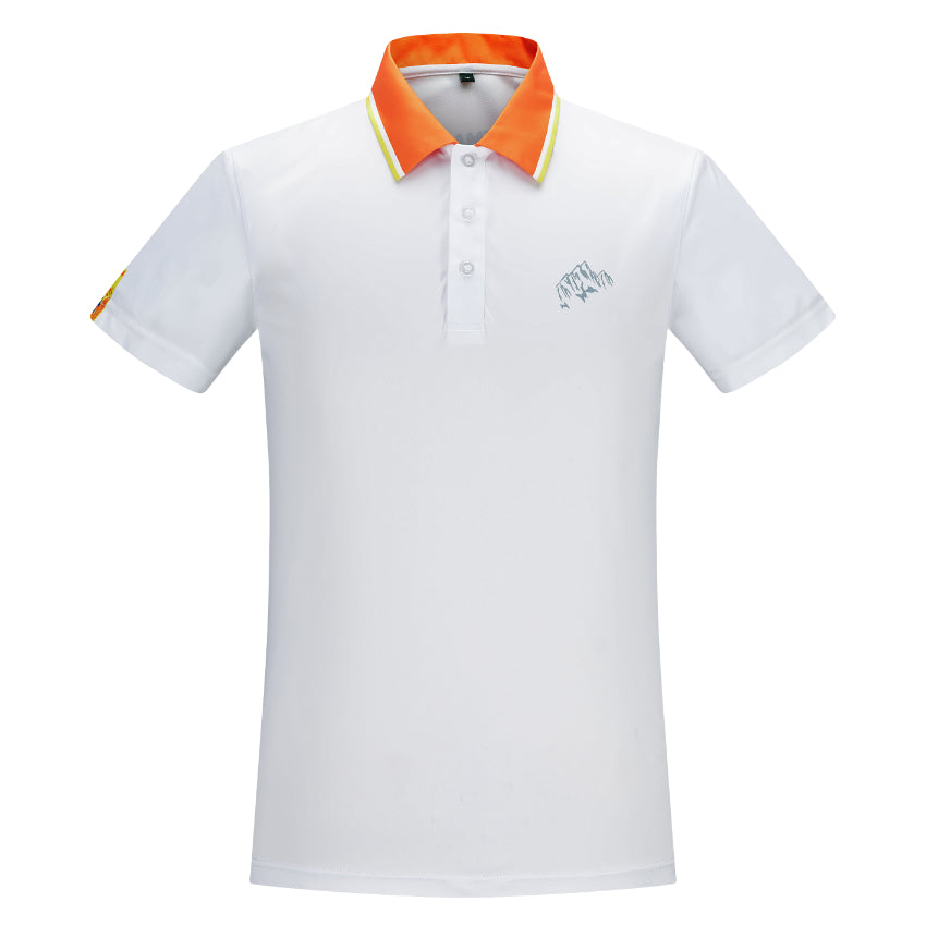 SNOWMAN RACE WHITE POLO