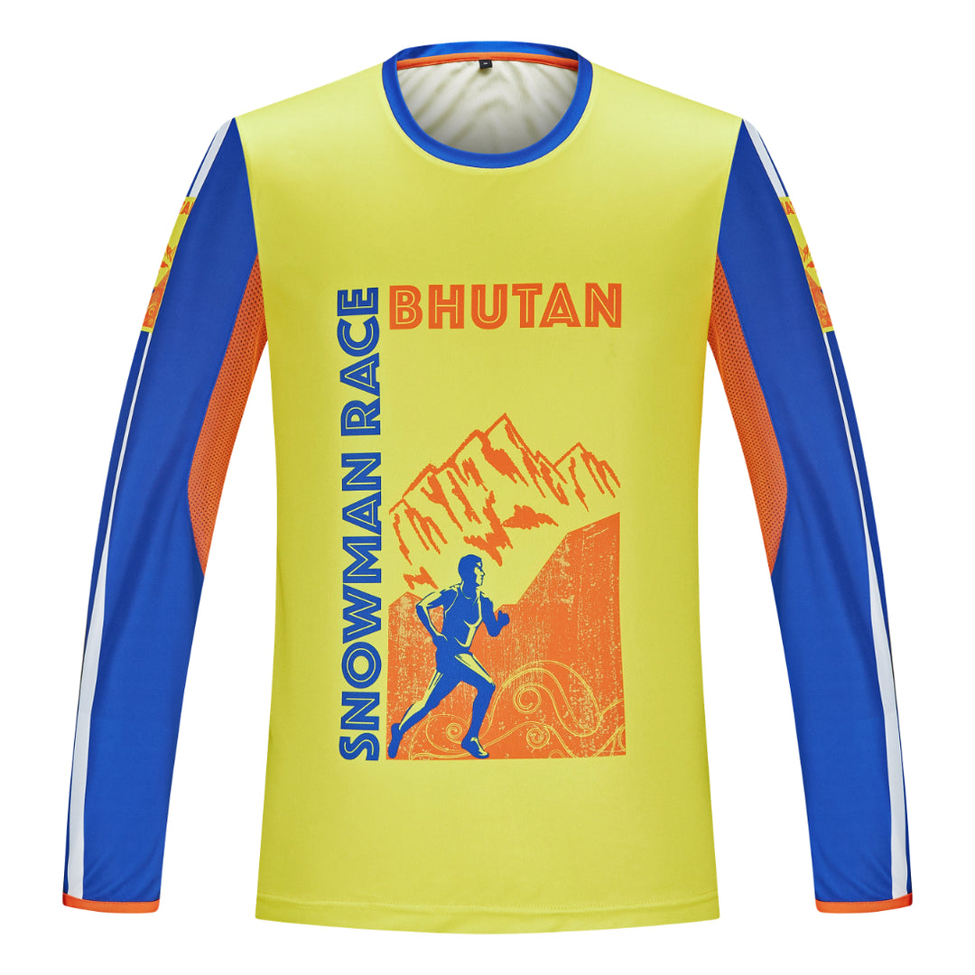 SNOWMAN RACE LONG SLEEVE T-SHIRT