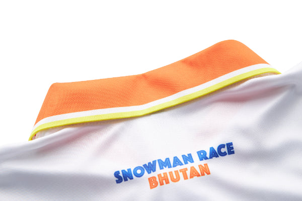 SNOWMAN RACE WHITE POLO