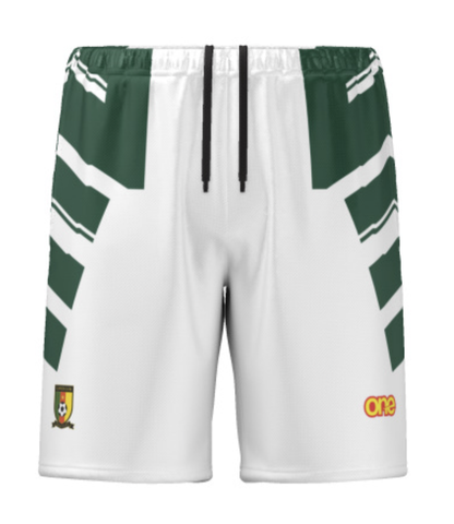 Official Cameroon FECAFOOT White Shorts