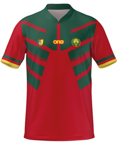 Official Cameroon FECAFOOT Red Pro Jersey