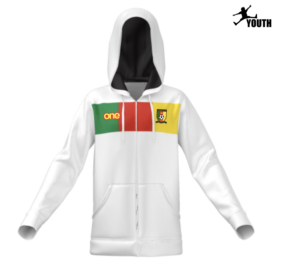 Official Cameroon Youth Full-Zip Hoodie