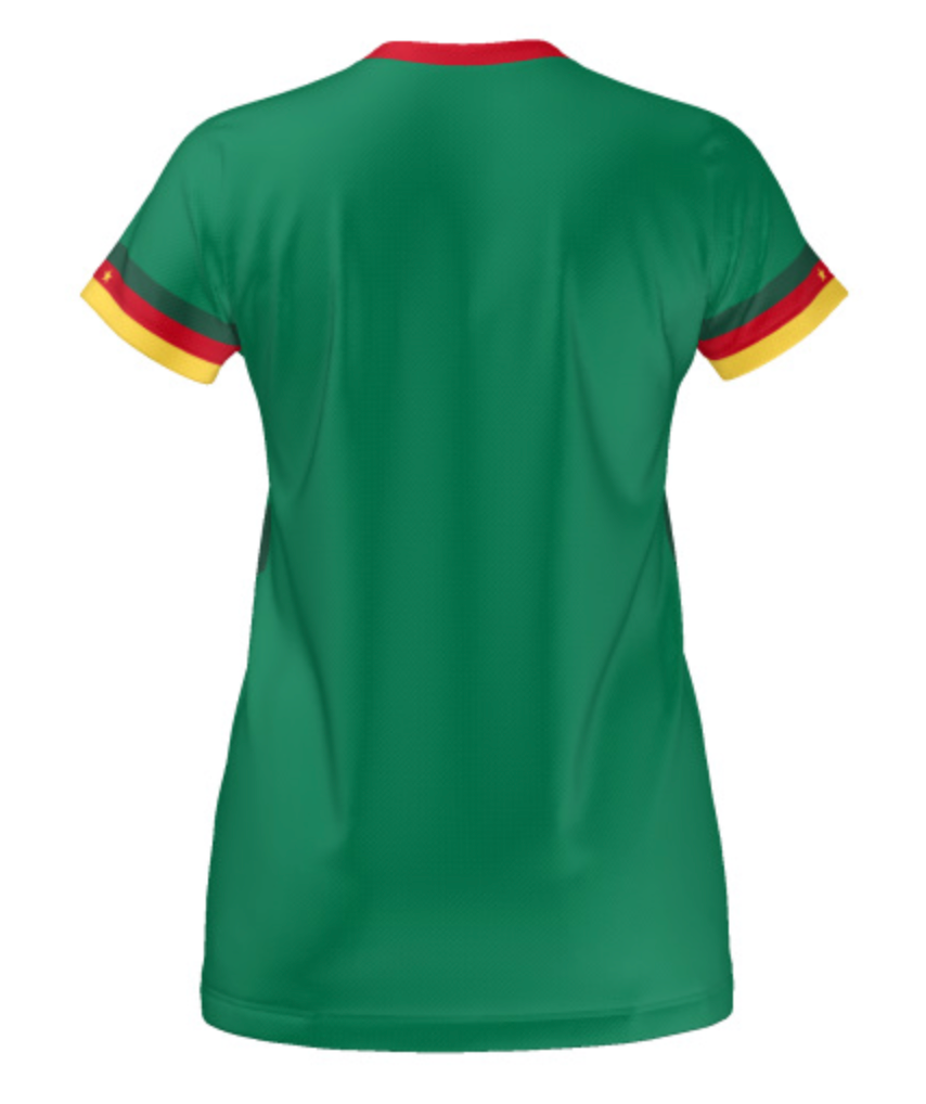 Cameroon women's top soccer jersey