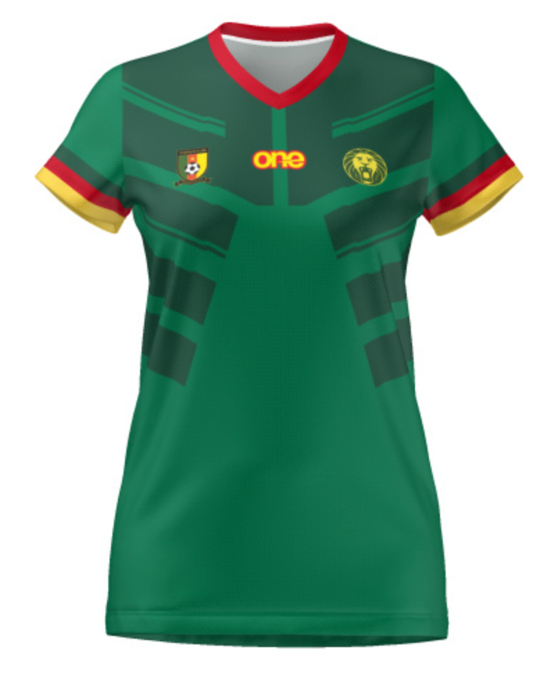 Official Women Cameroon FECAFOOT Green Pro Jersey