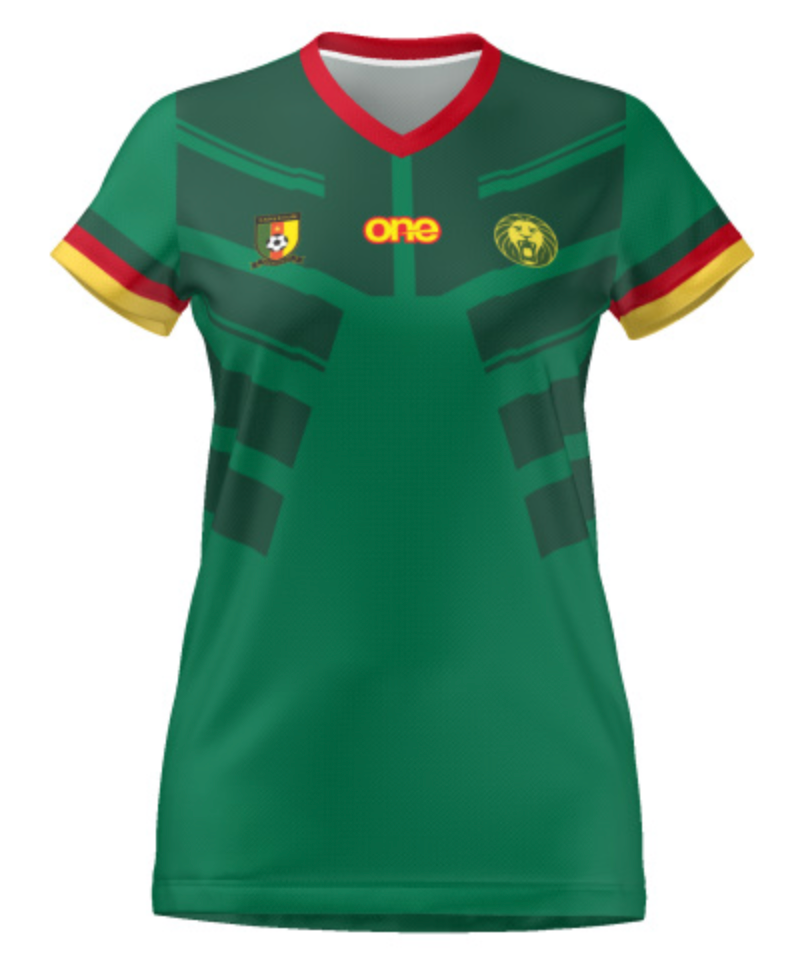 Cameroon women's soccer jersey sales