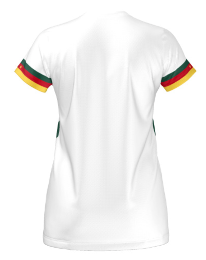 Official Women Cameroon FECAFOOT White Pro Jersey